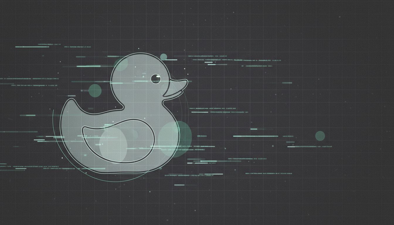 Rubber debug duck